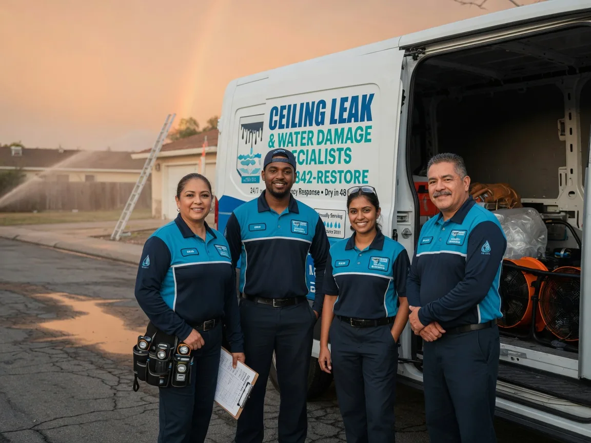 Ceiling Leak Cleanup company in Hillister, TX